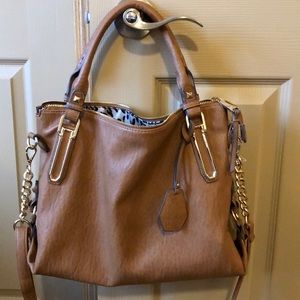 Cognac/brown Jessica Simpson purse